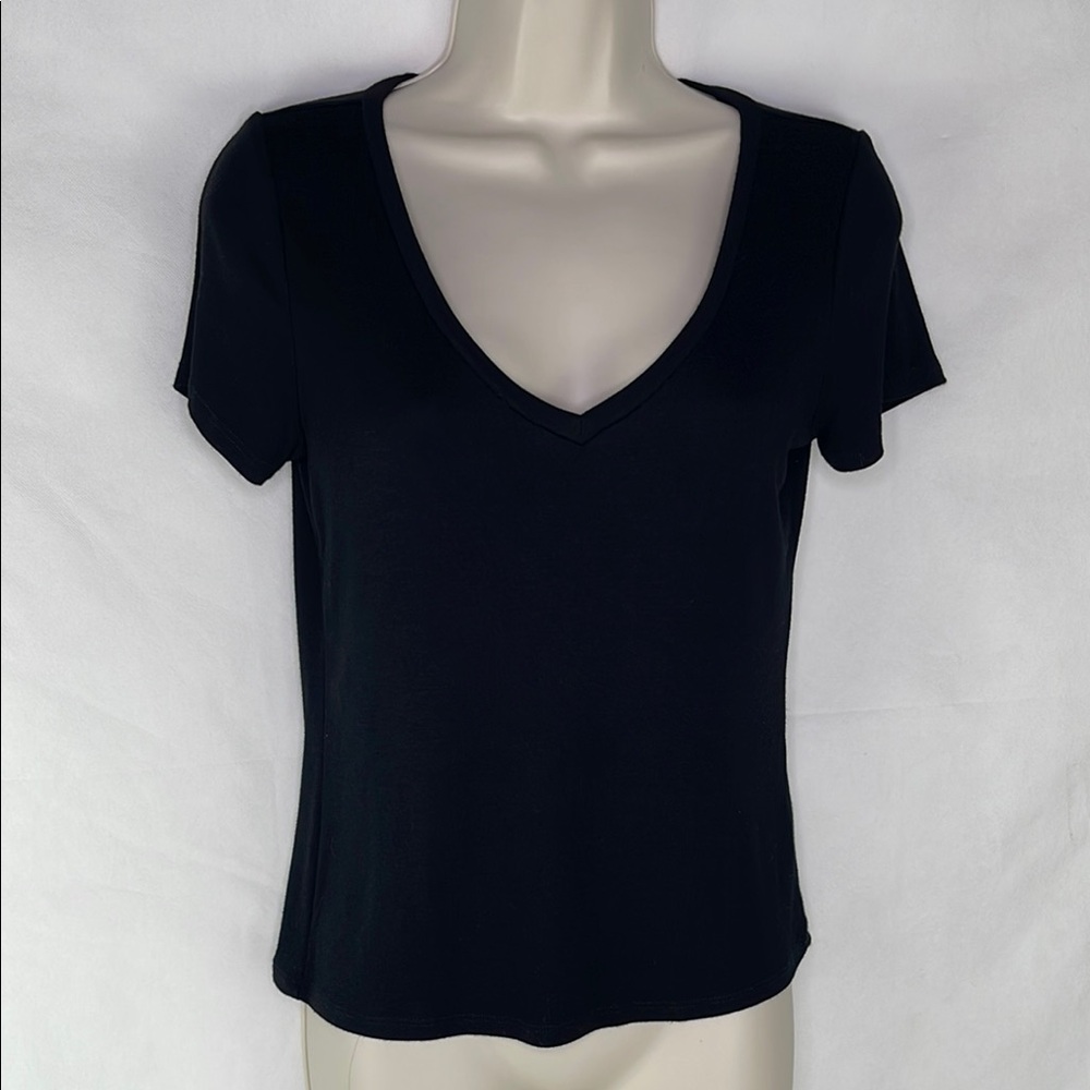 Cyrus Black Fitted Short Sleeve T-Shirt